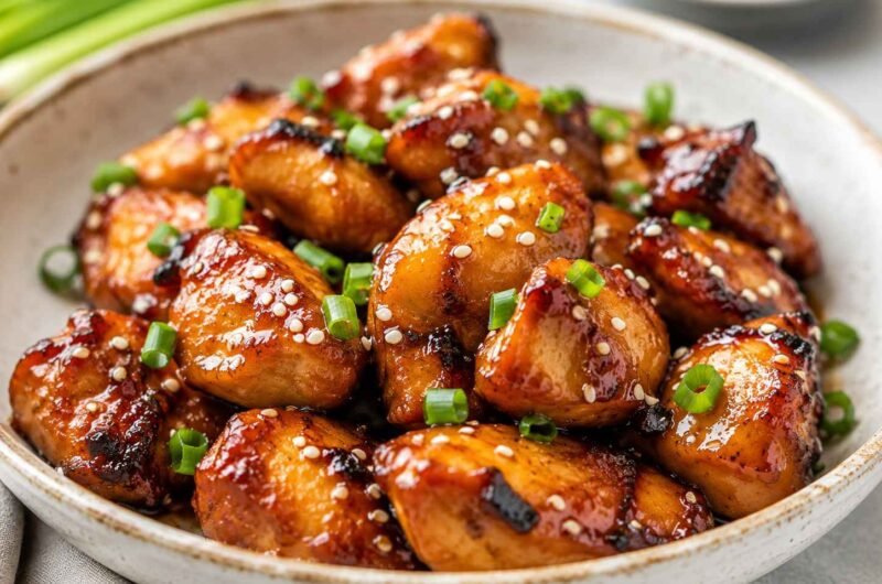 Air Fryer Teriyaki Chicken Bites