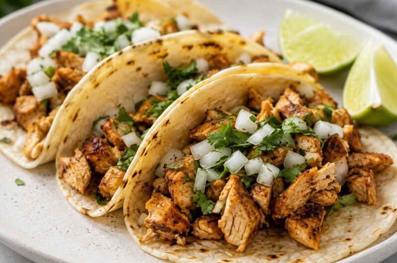 Air Fryer Chicken Tacos